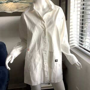 Vans Micro Ditsy Flora Marshmallow Long Lightweight Jacket/Dress